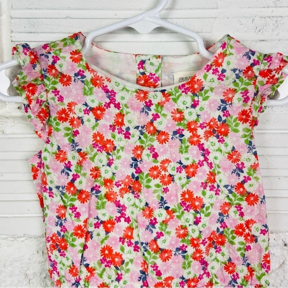 Gymboree colorful cotton Floral romper size 2T
